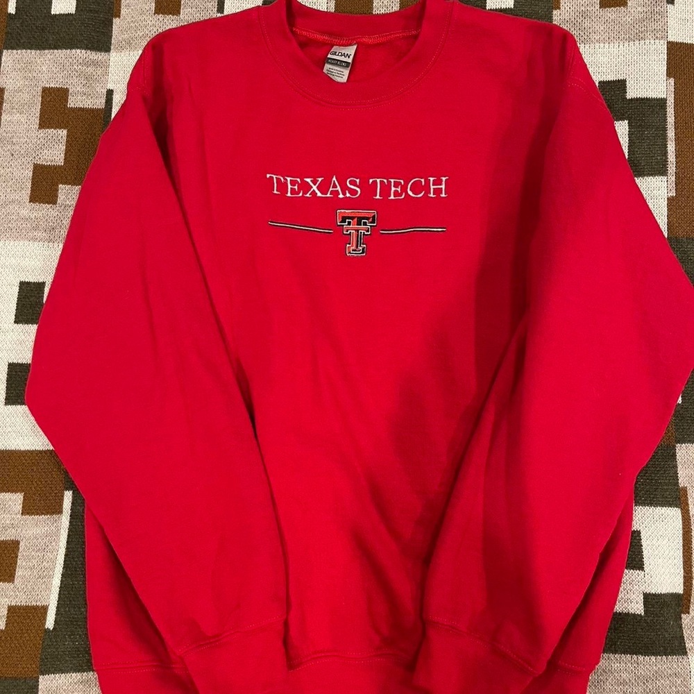 Texas Tech Red Crewneck Sweater
